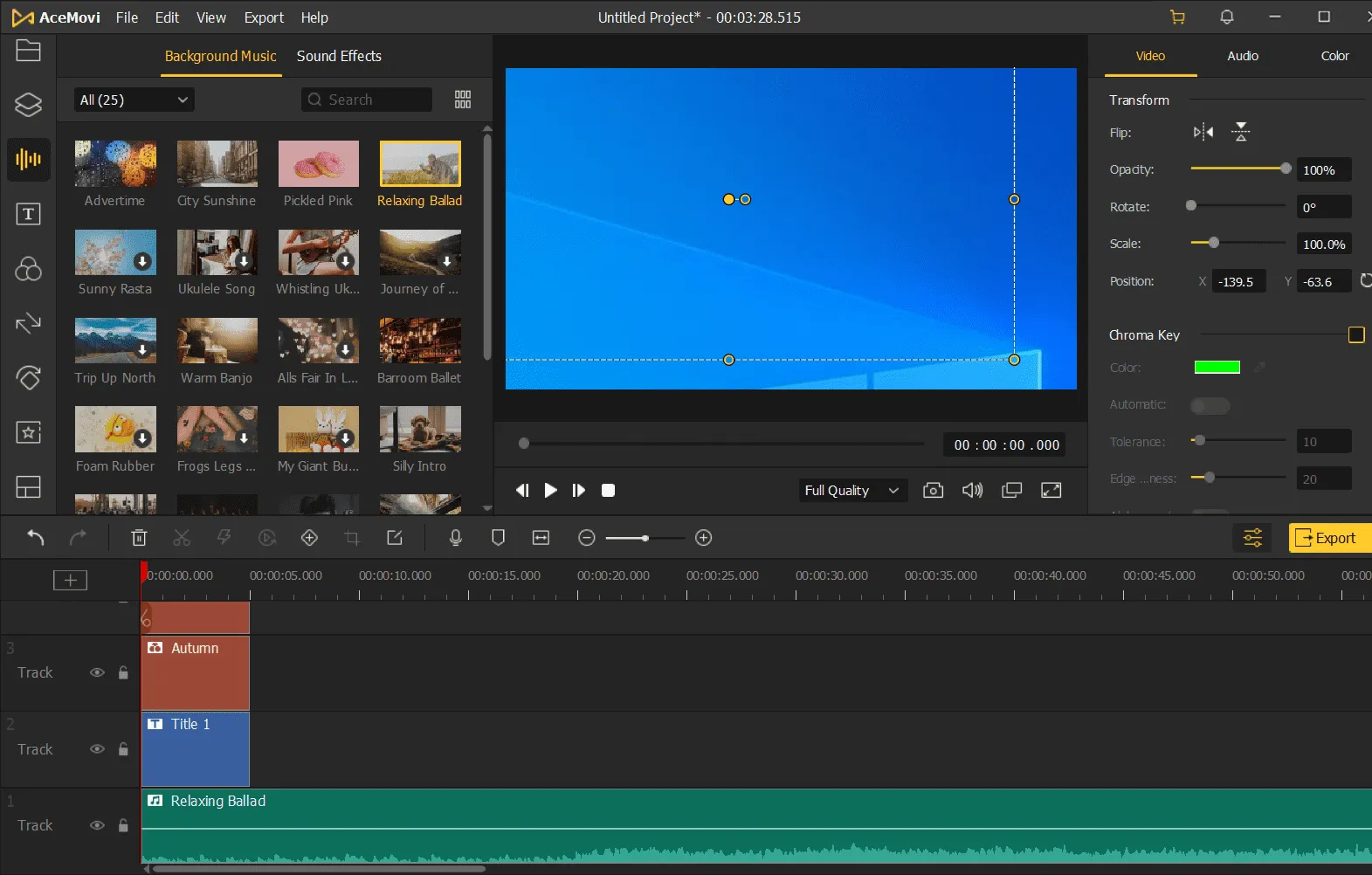 AceMovi Video Editor