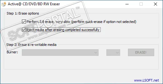 Active DVD Eraser