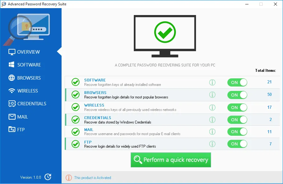 Advanced Password Recovery Suite