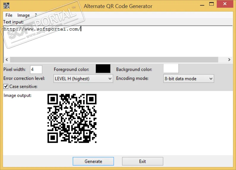 Alternate QR Code Generator