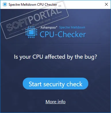 Ashampoo Spectre Meltdown CPU Checker