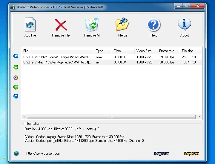 Boilsoft Video Joiner