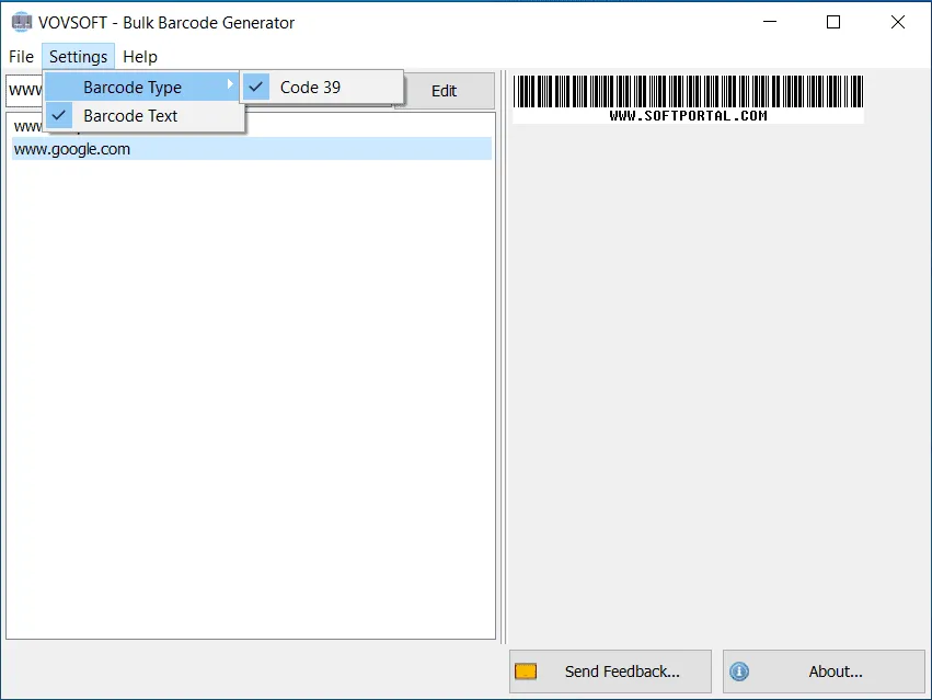 Bulk Barcode Generator