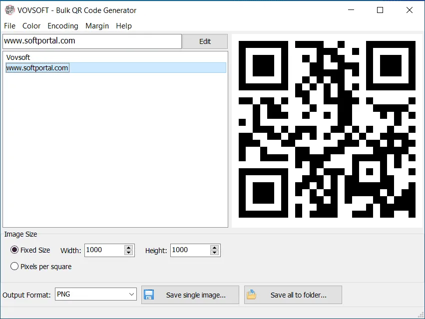 Bulk QR Code Generator