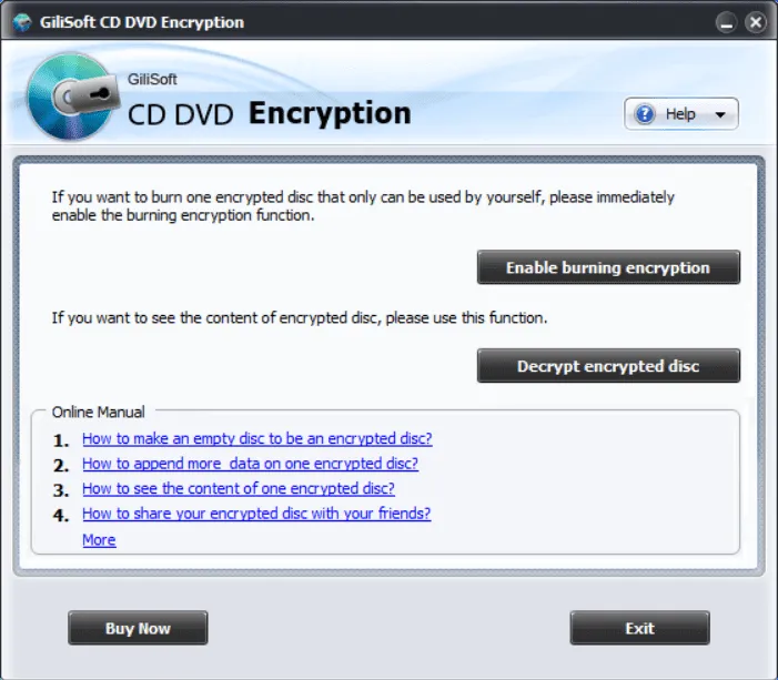 CD DVD Encryption