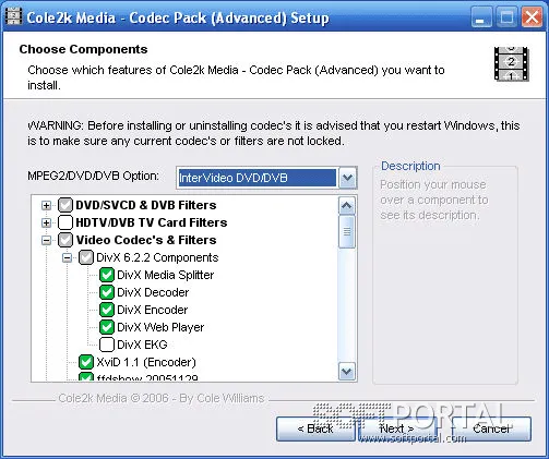 Cole2k Media Codec Pack