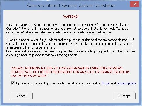 Comodo Uninstaller