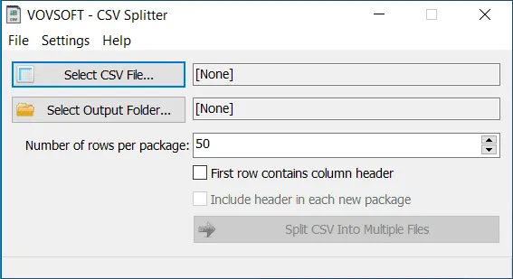 CSV Splitter