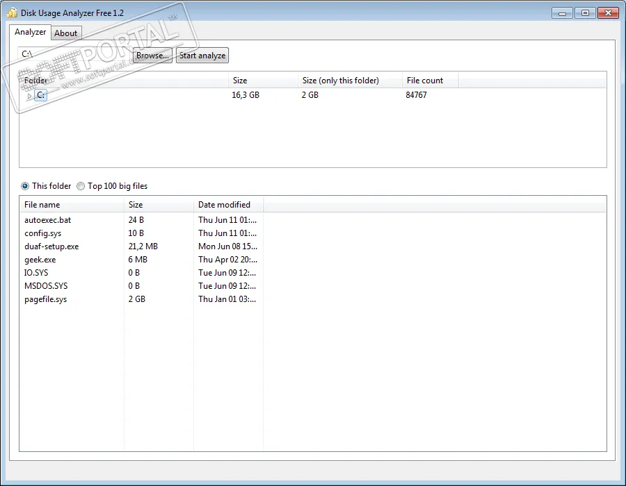 Disk Usage Analyzer