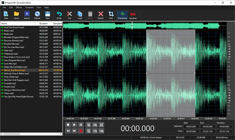 DJ Audio Editor