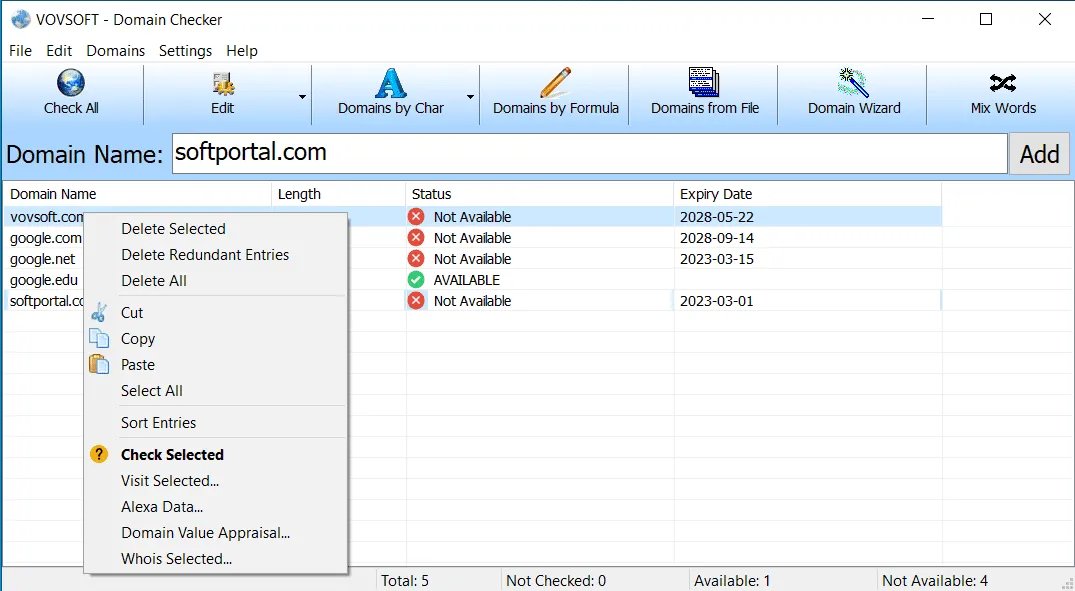 Domain Checker