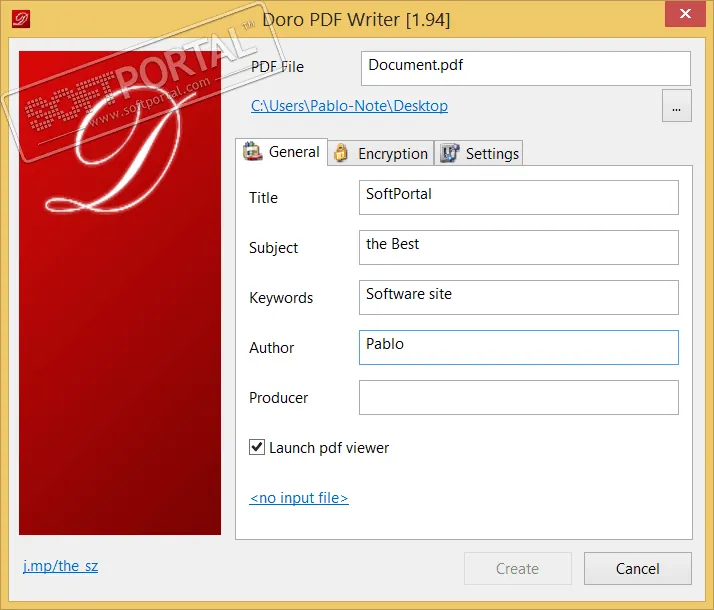 Doro PDF Writer