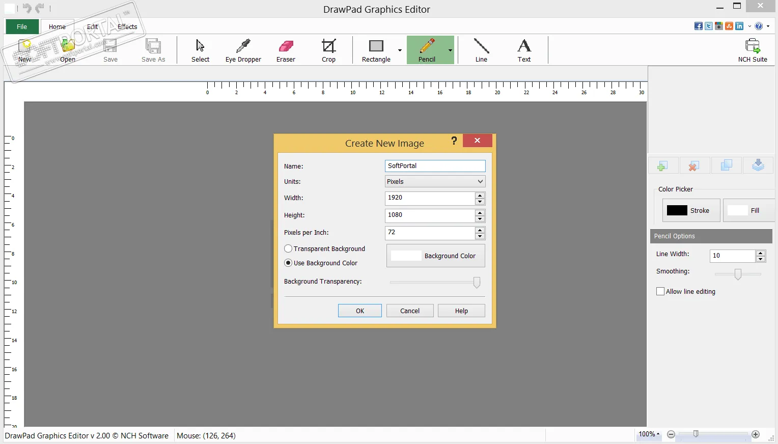 DrawPad Graphic Editor