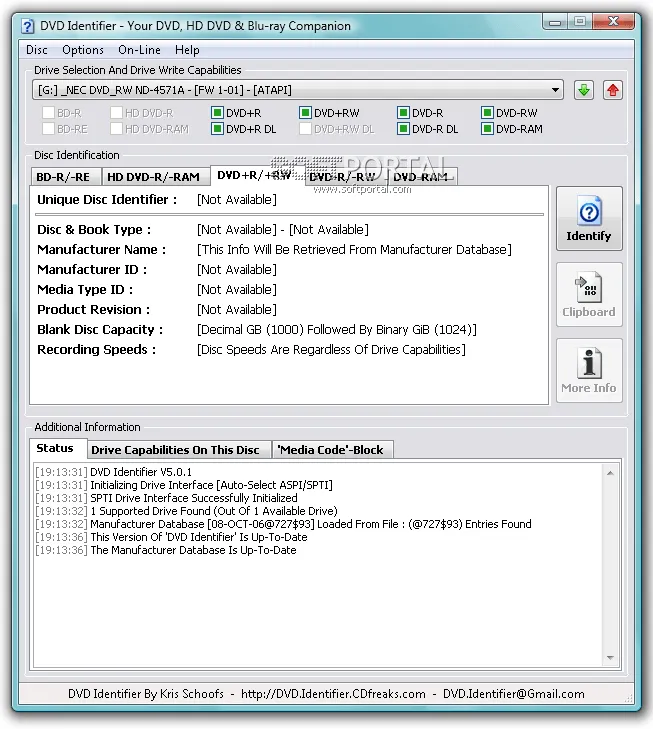 DVD Identifier