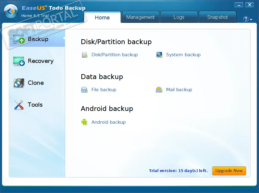 Easeus Todo Backup Home