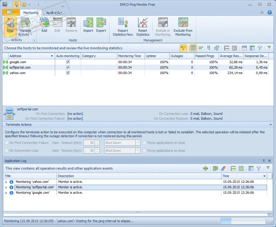 EMCO Ping Monitor