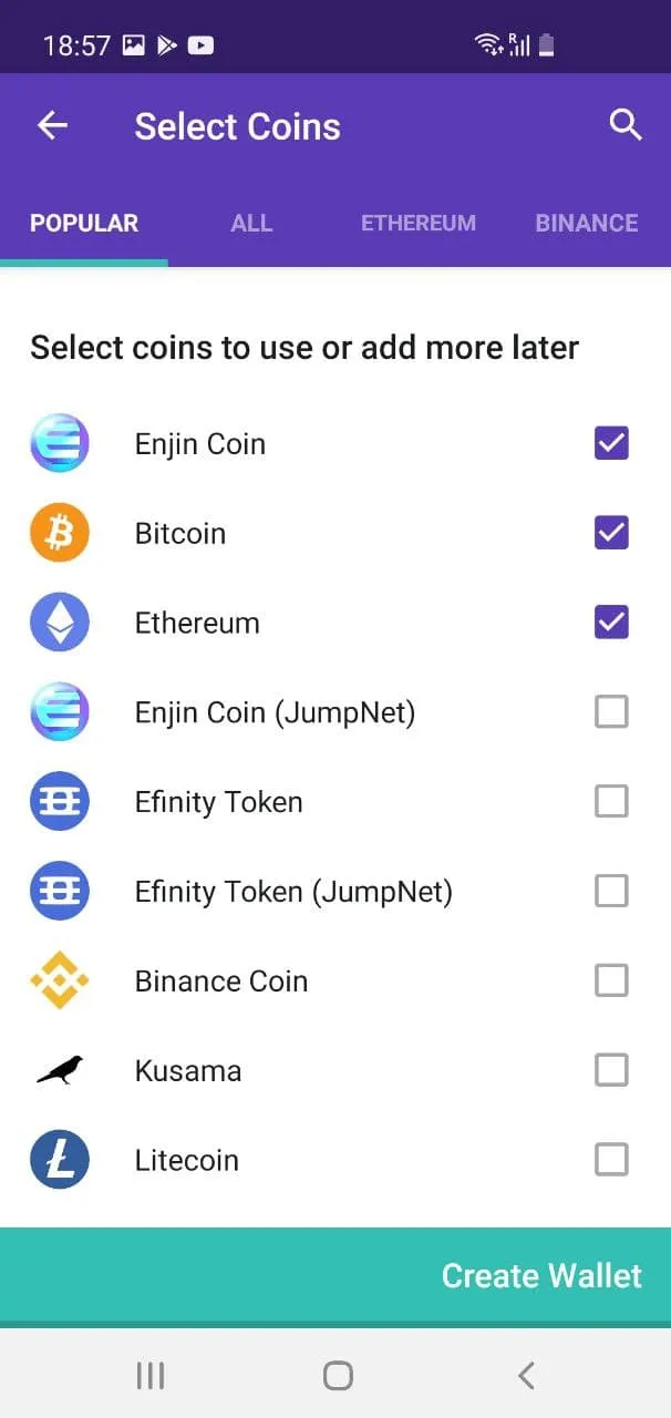 Enjin Wallet