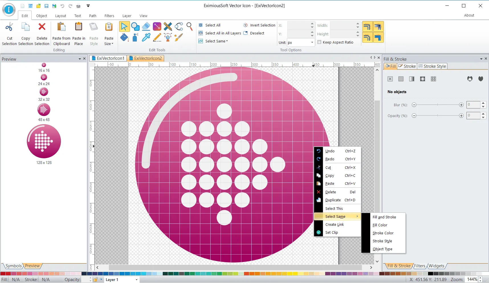 EximiousSoft Vector Icon