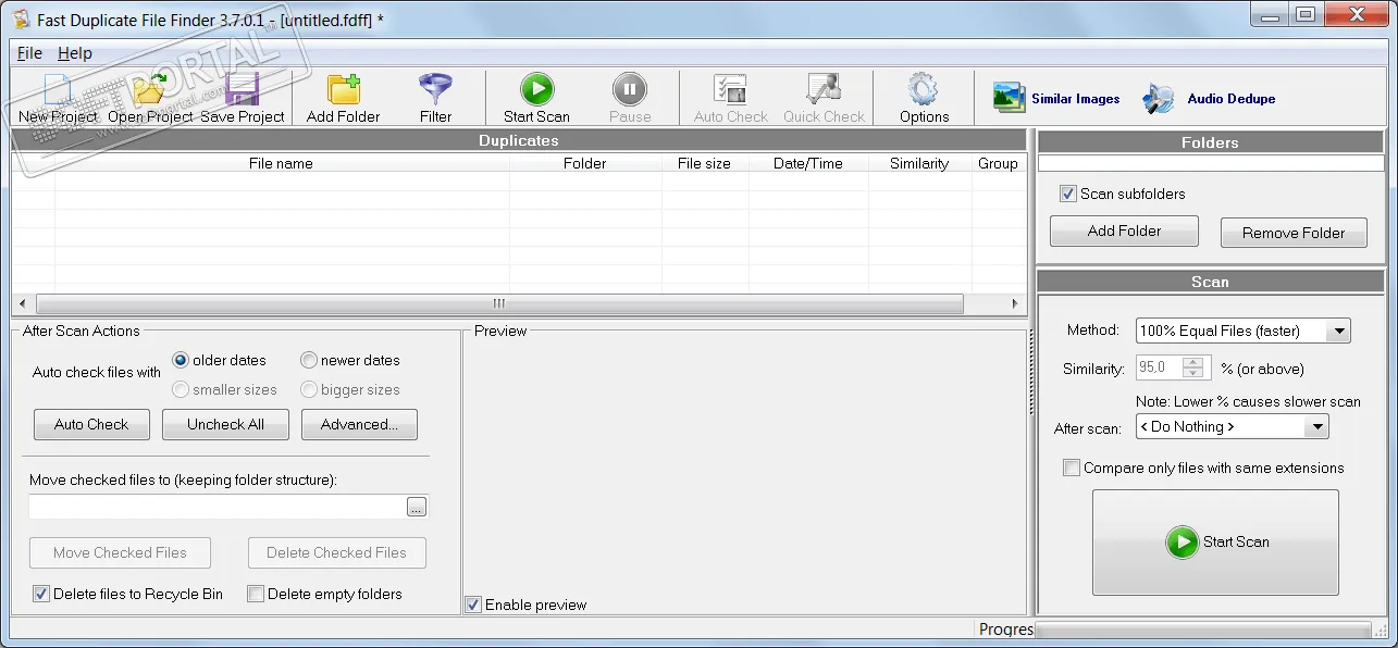 Fast Duplicate File Finder