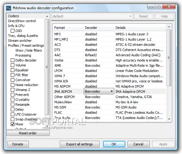 FFDShow MPEG-4 Video Decoder