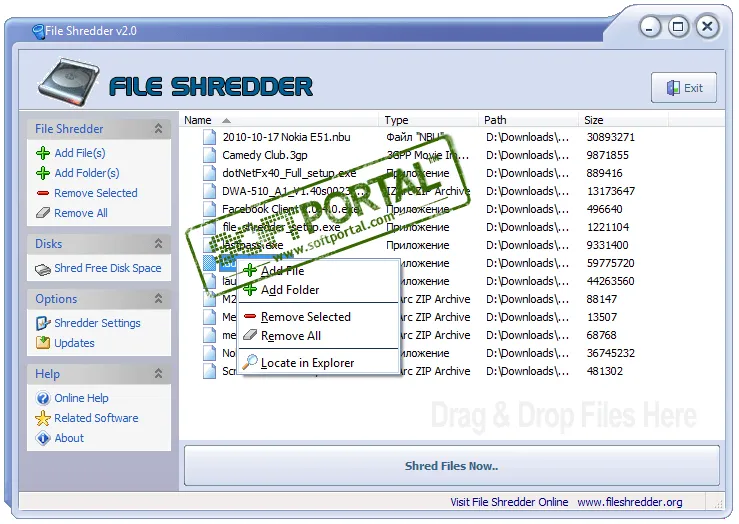 File Shredder