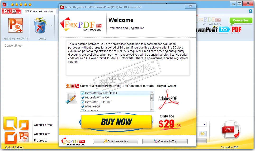 FoxPDF PPT to PDF Converter