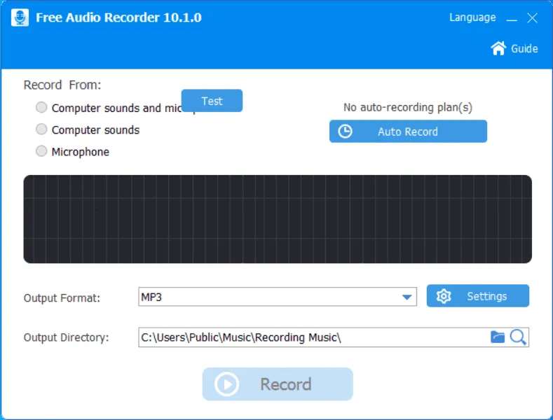 Free Audio Recorder