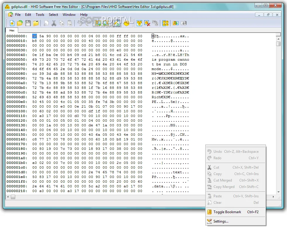 Free Hex Editor