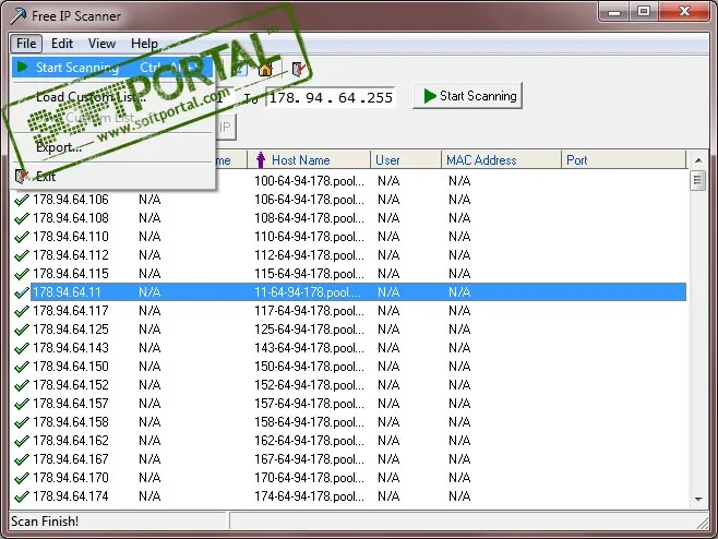 Free IP Scanner
