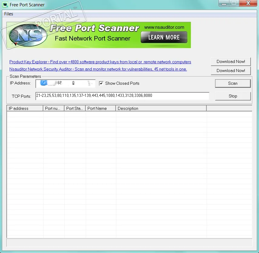 Free Port Scanner