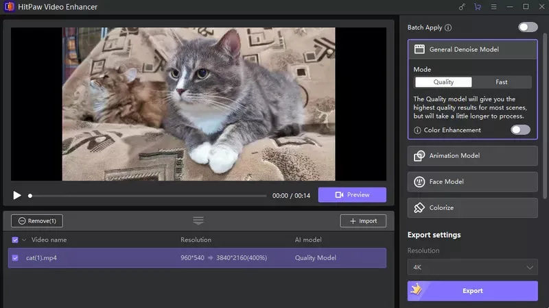 HitPaw Video Enhancer