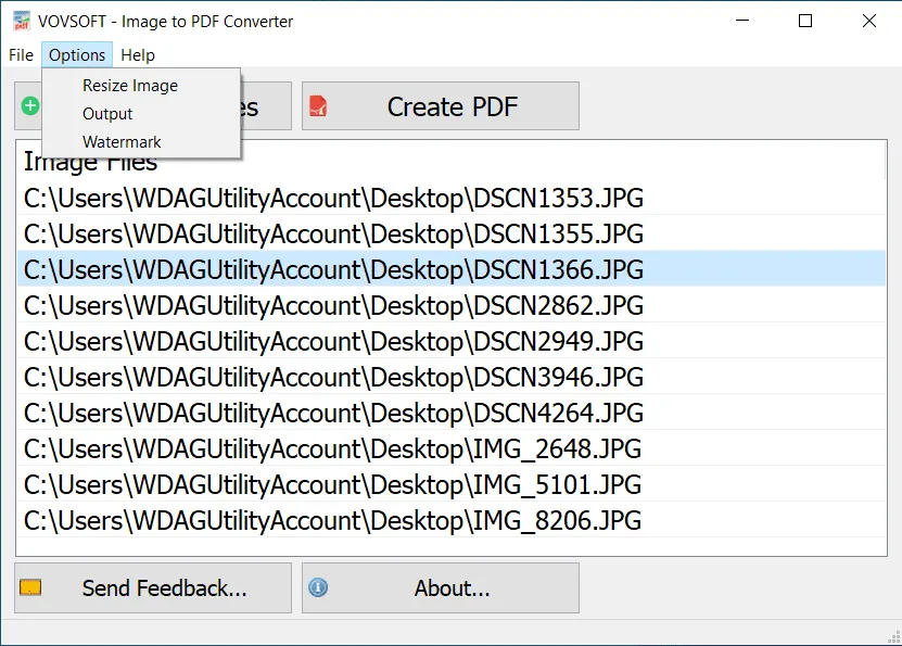 Image to PDF Converter