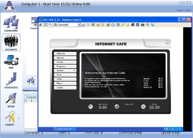 Internet Cafe Software