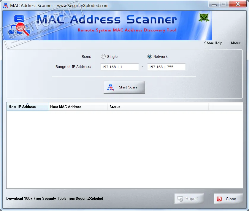 MAC Address Scanner