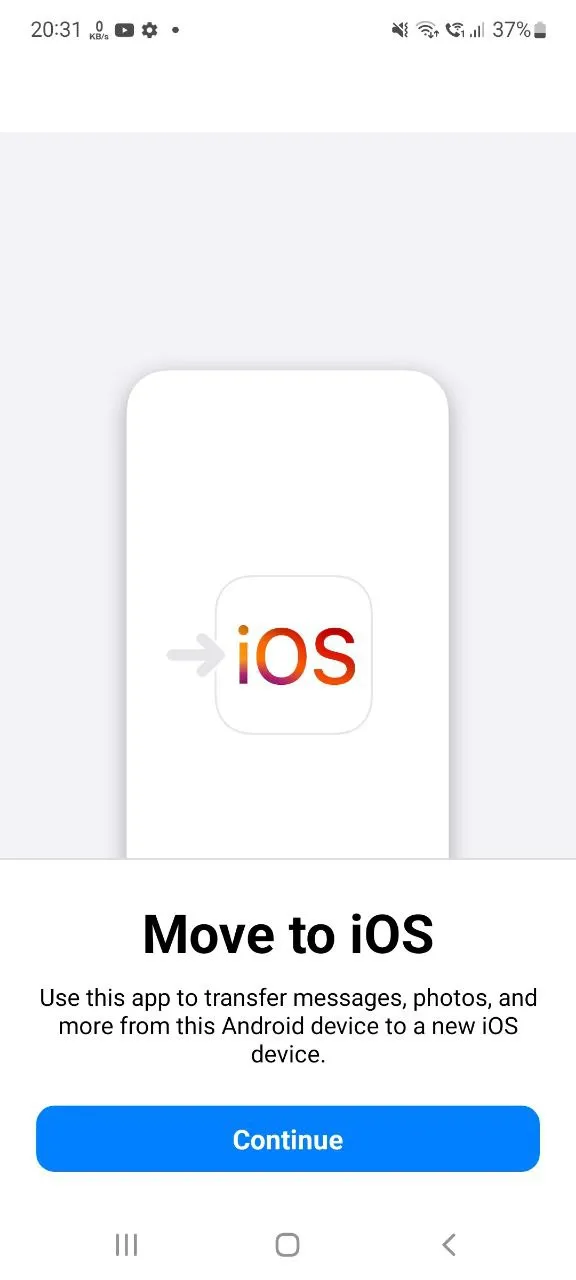 Move to iOS