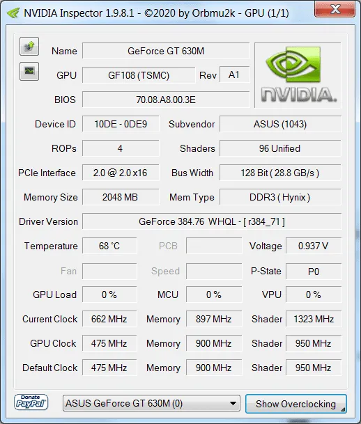 NVIDIA Inspector