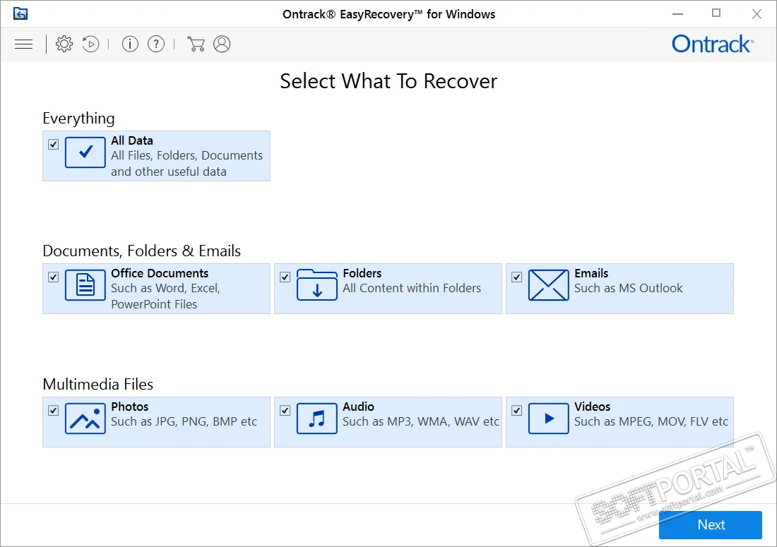 Ontrack EasyRecovery Free