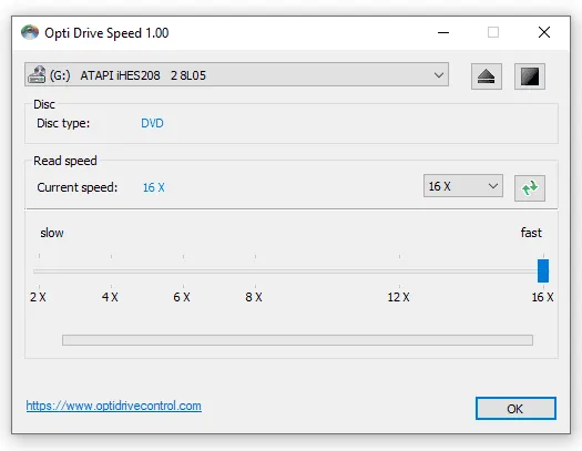 Opti Drive Speed