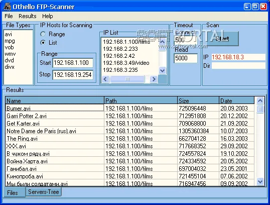 Othello FTP-Scanner