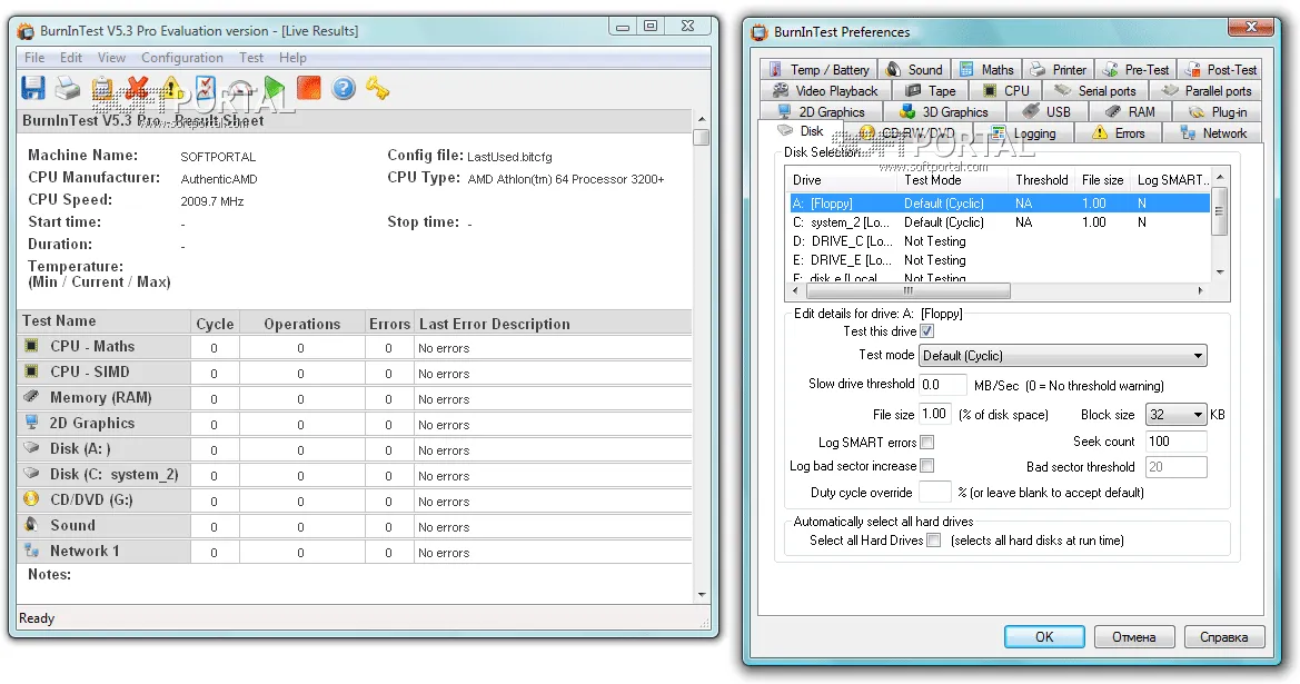 PassMark BurnInTest