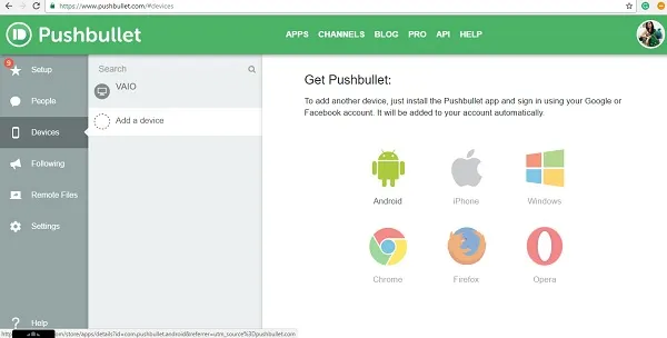 Pushbullet