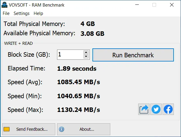 RAM Benchmark