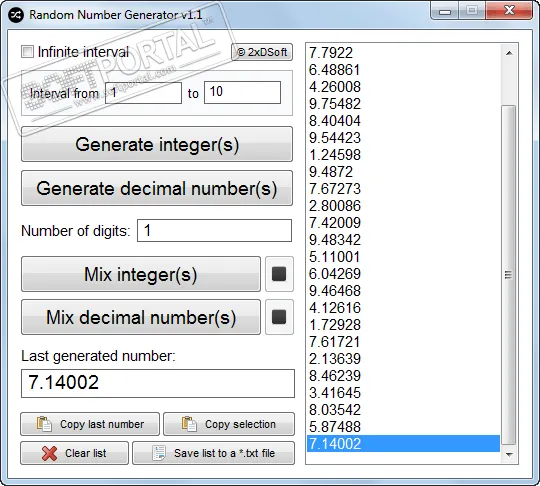 Random Number Generator