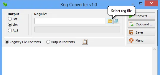 Reg Converter