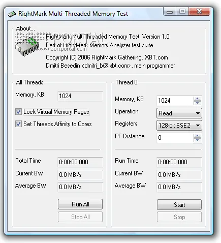 RightMark Memory Analyzer