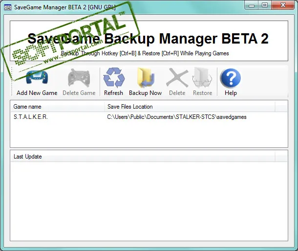 SaveGame Backup Manager