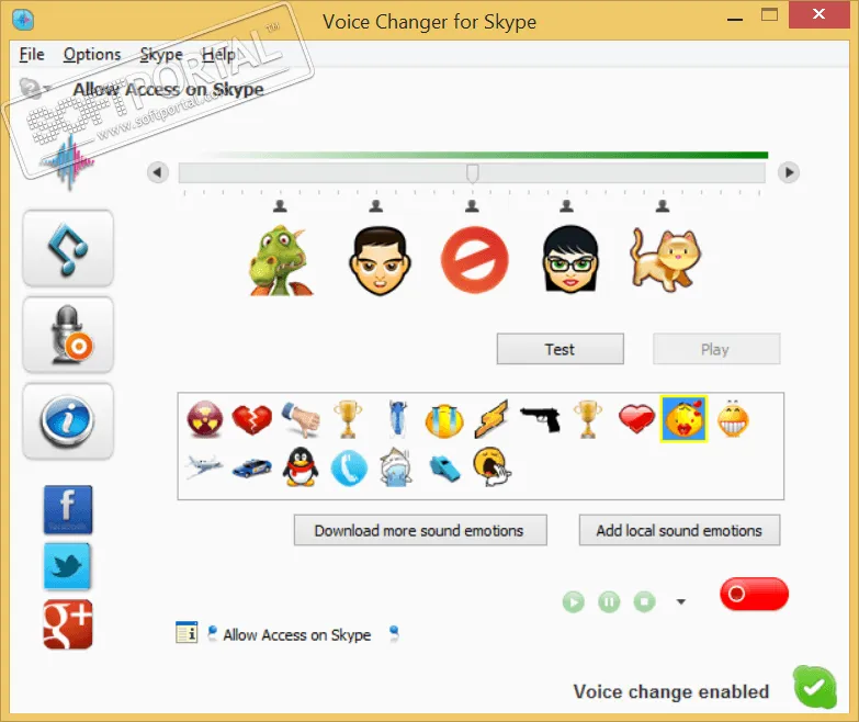 Skype Voice Changer