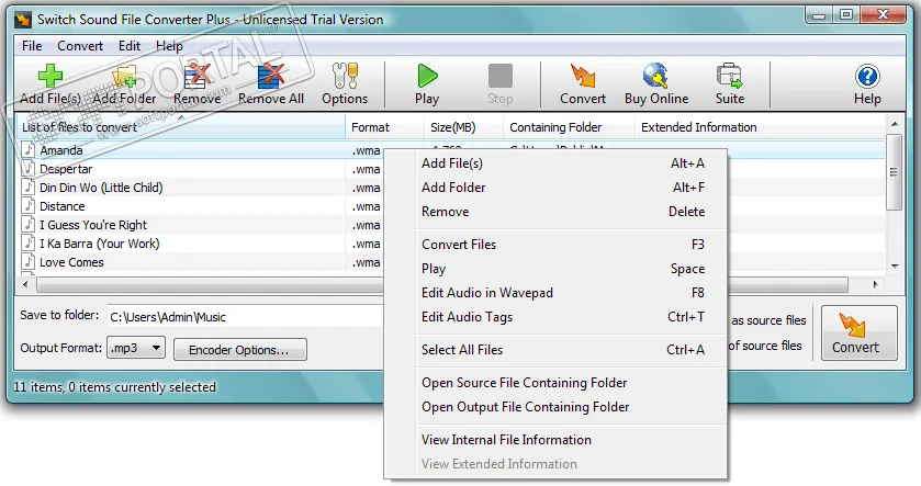 Switch Audio File Converter