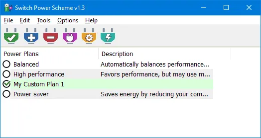 Switch Power Scheme