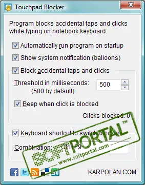 Touchpad Blocker